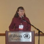 2018 TPSA President Wendy Sue Wheeler addresses the luncheon